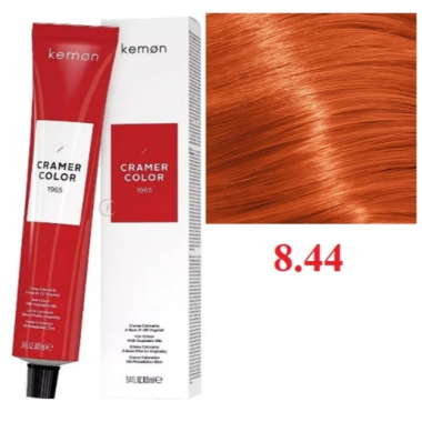 Kemon ( Кемон) -  № 8,44  Перманентная крем-краска на основе растительных масел СRAMER COLOR 100 мл