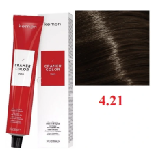 Kemon ( Кемон) -  № 4,21  Перманентная крем-краска на основе растительных масел СRAMER COLOR 100 мл