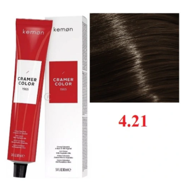 Kemon ( Кемон) -  № 4,21  Перманентная крем-краска на основе растительных масел СRAMER COLOR 100 мл