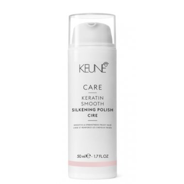 Keune (Кене) Крем «Шелковый глянец» с кератиновым комплексом (Care Keratin Smooth Silk Polish), 50 мл.