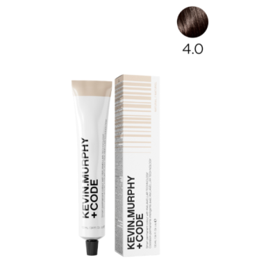 KEVIN MURPHY+CODE -  4.0 4N - "СРЕДНЕ.КОРИЧНЕВЫЙ НАТУРАЛЬНЫЙ " MEDIUM.BROWN.NATURAL Краска для волос 100 мл