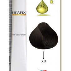 LILAFIX (Лилафикс)  3.0  Темно-коричневый натуральный ,Стойкая крем-краска для волос 100 мл