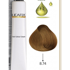 LILAFIX (Лилафикс) 8.74 Блестящая карамель, Стойкая крем-краска для волос 100 мл
