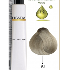 LILAFIX (Лилафикс) 9.1 Очень светлый блондин пепельный, Стойкая крем-краска для волос 100 мл