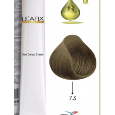 LILAFIX (Лилафикс) 7.3 Средний блондин золотистый (орех) ,Стойкая крем-краска для волос 100 мл