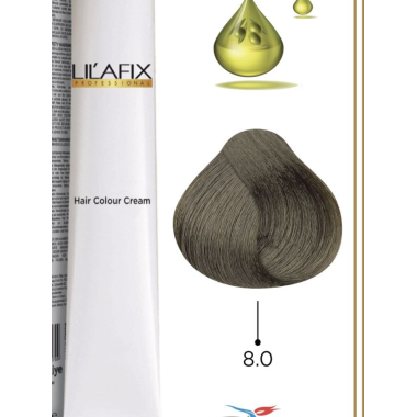 LILAFIX (Лилафикс) 8.0 Светлый блондин натуральный, Стойкая крем-краска для волос 100 мл