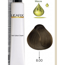 LILAFIX (Лилафикс) 8.00 Интенсивный светло-каштановый, Стойкая крем-краска для волос 100 мл