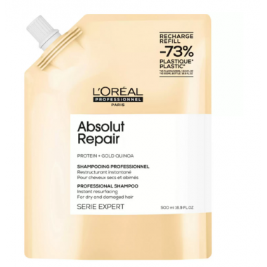 LOREAL PROFESSIONNEL (Лореаль)Шампунь для восстановления поврежденных волос Absolut Repair, рефил, 500 мл