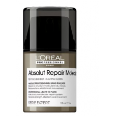 LOREAL PROFESSIONNEL (Лореаль) Ливин маска для молекулярного восстановления волос Absolut Repair Molecular, 50 мл.