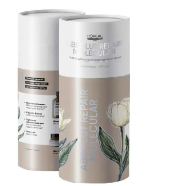 Loreal (Лореаль) Премиальный набор для сильно поврежденных волос 2025: шампунь 300 мл + маска 250 мл