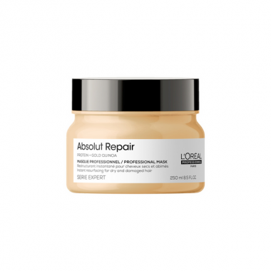 Loreal (Лореаль)Маска L`oreal Professionnel Serie Expert Absolut Repair Masque gold 250 мл с золотой текстурой для восстановления поврежденных волос