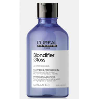 LOREAL PROFESSIONNEL  (Лореаль) Шампунь для сияния осветленных или мелированных волос  Blondifier Closs Shampo 300 мл