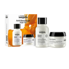 Loreal (Лореаль) Набор мини форматов Metal Detox для восстановления окрашенных волос: шампунь 100 мл + маска 75 мл