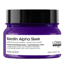 Loreal (Лореаль)  Питательная маска для выпрямления волос Keratin Alpha Sleek, 250 мл