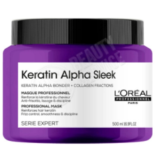 Loreal (Лореаль)  Питательная маска для выпрямления волос Keratin Alpha Sleek, 500 мл