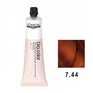 Loreal (Лореаль)  7.44 -   Краситель-блеск демиперманентный Dia color, 60 мл