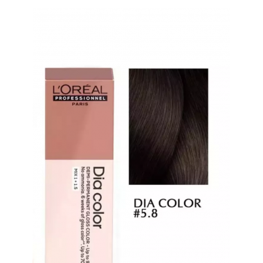 Loreal (Лореаль)  5.8 -   Краситель-блеск демиперманентный Dia color, 60 мл