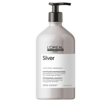 LOREAL PROFESSIONNEL  (Лореаль) Шампунь для нейтрализации желтизны седых и осветленных волос  Expert Silver 1500 мл