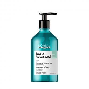 LOREAL PROFESSIONNEL (Лореаль)   Шампунь для жирной кожи L`oreal Professionnel Expert Scalp Advanced 500 мл