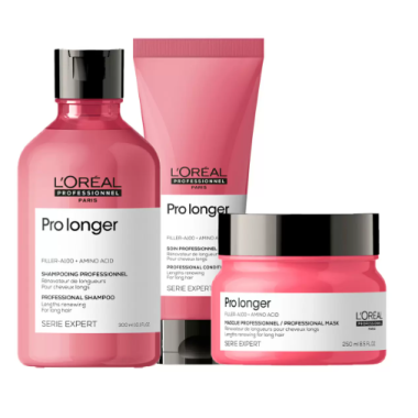 Loreal (Лореаль) Набор Pro Longer для длинных волос: шампунь, 300 мл + кондиционер, 200 мл + маска, 250 мл