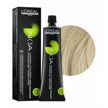 LOREAL PROFESSIONNEL (Лореаль) Краска ИНОА   10.21 Очень яркий блондин перламутровый пепельный INOA Resist 60 мл