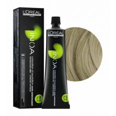 LOREAL PROFESSIONNEL (Лореаль) Краска ИНОА  9.1 Очень светлый блондин пепельный 60 гр