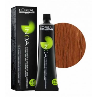 LOREAL PROFESSIONNEL (Лореаль) Краска ИНОА   8.34 Светлый блондин золотистый медный 60 гр