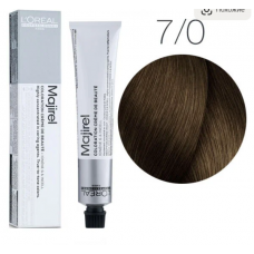 LOREAL PROFESSIONNEL (Лореаль) 7.0 блондин глубокий  краска для волос    (MAJIREL Ionene G Incell), 50 мл