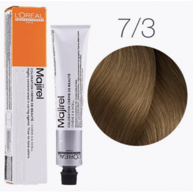 LOREAL PROFESSIONNEL (Лореаль) 7.3 блондин золотистый  краска для волос    (MAJIREL Ionene G Incell), 50 мл