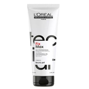 Loreal (Лореаль) Гель экстра-сильной фиксации, не оставляет налета на волосах (Фикс.6) L`oreal Professionnel Tecni.art Fix Max Gel 200мл.