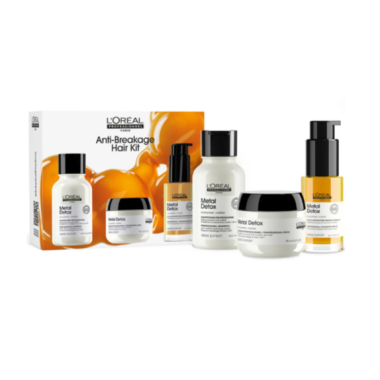 Loreal (Лореаль) Набор мини форматов Metal Detox для восстановления окрашенных волос: шампунь 100 мл + маска 75 мл + масло 30 мл Loreal (Лореаль) Набор мини форматов Metal Detox для восстановления окрашенных волос: шампунь 100 мл + маска 75 мл + масло 30 мл