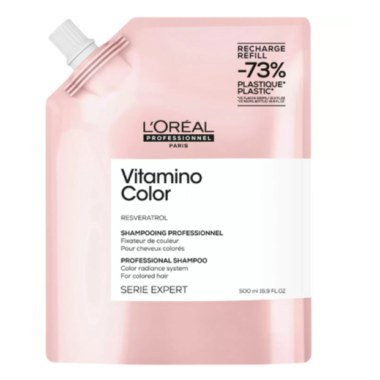 LOREAL PROFESSIONEL  (Лореаль)  Шампунь для окрашенных волос Vitamino Color, рефилл, 500 мл