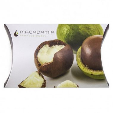 MACADAMIA (МАКАДАМИЯ ) Набор для тонких волос в белой косметичке / Weightless Moisture (beauty bag)