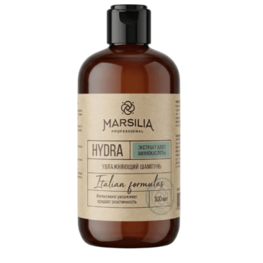 MARSILIA professional (Hydra) Увлажняющий шампунь, для всех типов волос 300 мл MARSILIA professional (Hydra) Увлажняющий шампунь, для всех типов волос 300 мл