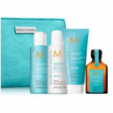 Moroccanoil (Мороканоил) Дорожный Набор Восстановление 75+25+70+70 мл