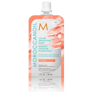 Moroccanoil (Морокканойл) Color Depositing Mask Aquamarine (Тонирующая Маска для Волос "Аквамарин") 200 мл