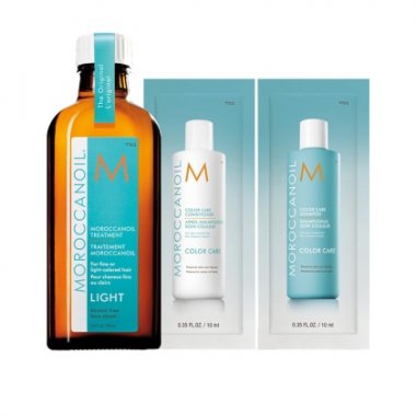 Moroccanoil (Морокканойл) Набор Light Oil Treatment + Color Care Набор 100+10+10 мл