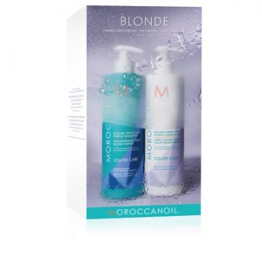 Moroccanoil (Мороканоил)  НАБОР DUO 2024  Шампунь + Кондиционер   Blonde  500 мл+500мл