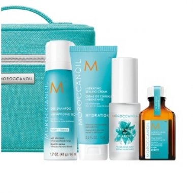 Moroccanoil (Морокканойл)    Дорожный набор для светлых волос "STYLE LIGHT OPTION" 2022 НОВИНКА !