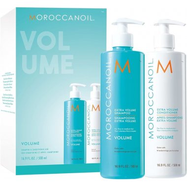 Moroccanoil (Морокканойл)  НАБОР DUO 2024  Шампунь + Кондиционер 5 для объёма  Volume 500 мл+500 мл