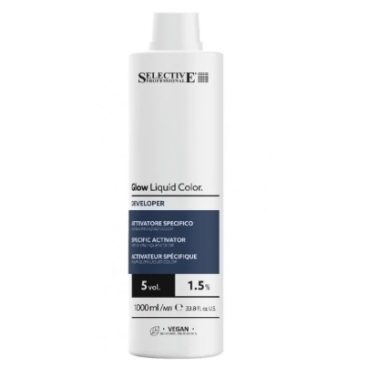 Selective Professional (Селектив) Специальный активатор Glow Liquid Color DEVELOPER (5 vol.) 1,5% 1000 мл Selective Professional (Селектив) Специальный активатор Glow Liquid Color DEVELOPER (5 vol.) 1,5% 1000 мл