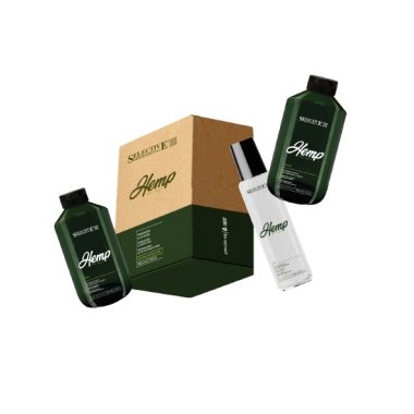 Selective (Селектив) Набор STANDARD HEMP 2024: увлажн. шампунь 250мл + увлажн. конд. 200мл + эликсир 50мл
