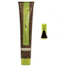MACADAMIA  (Макадамия)  MC4.62 Красно-радужный средний каштановый Крем-краска Macadamia Oil Cream Color, 100мл