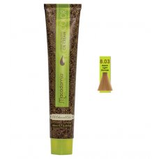 MACADAMIA  (Макадамия)   MC8.03 Светлый теплый блондин  Крем-краска Macadamia Oil Cream Color, 100мл