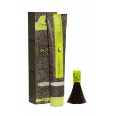 MACADAMIA  (Макадамия)   MC4.23  Средний теплый шоколадный каштановый  Крем-краска Macadamia Oil Cream Color, 100мл