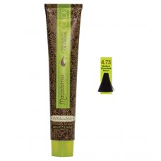 MACADAMIA  (Макадамия)  MC4.73  Средний шоколадный каштановый Крем-краска Macadamia Oil Cream Color, 100мл